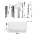 Simple high-quality nail clippers 5-piece set ear scoop oblique nail clippers eyebrow scissors manicure tool suitin stock