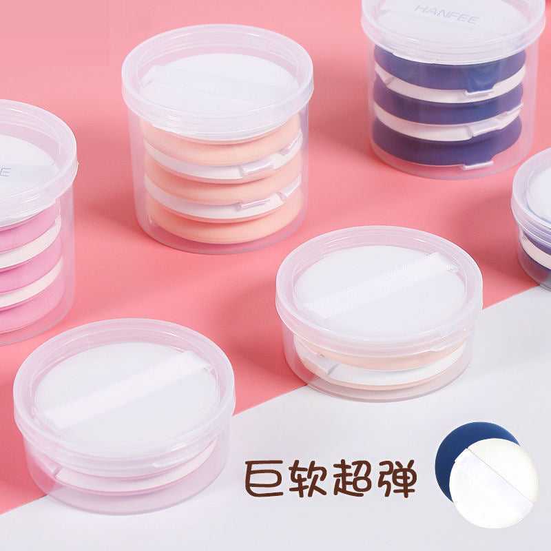 Wholesale air cushion puffs - round makeup puffs for wet & dry use - bb cream, foundation, soft & fine makeup sponge applicators