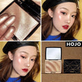 Makeup hojo stereo high-gloss contouring palette, fine shimmering diamonds, face brightening, high-gloss powder, mashed potatoes, high-gloss cream