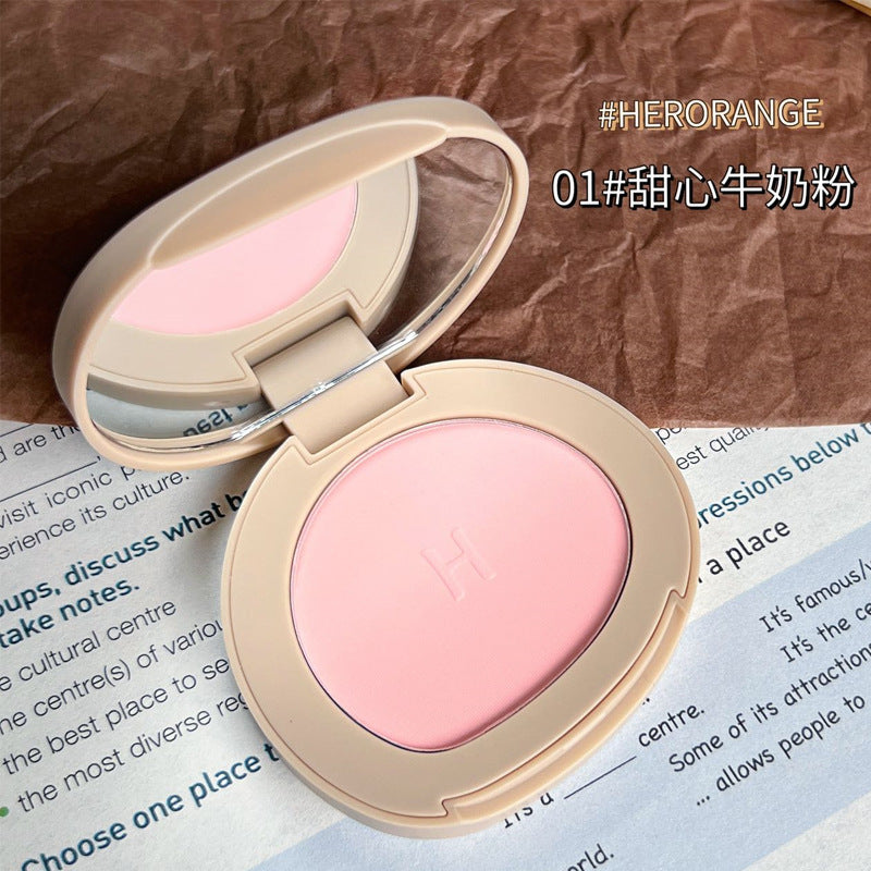 Herorange sweetheart floral mist blush - shifting color natural nude matte contour blush palette