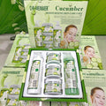 cucumber beauty salon skincare set - 5-piece massage skincare kit - wholesale for export
