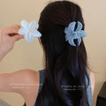 Ink texture classyelegant hair clip, back of head hair clip, women's large hair volume, shark clip hair accessories