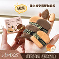 Jonbos flawless soft bounce toast powder puff air cushion makeup sponge set - perfect for foundation, concealer, and all-purpose application