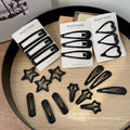 Glossy star hair clip for girls 2024new arrival side clip bangs clip broken hair storage clip casualbb clip hair accessories