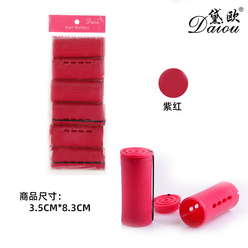 American cold perm bar, curling bar, curling iron, plastic perm rubber band, hairdressing tool, covered hair roll, in stock wholesale