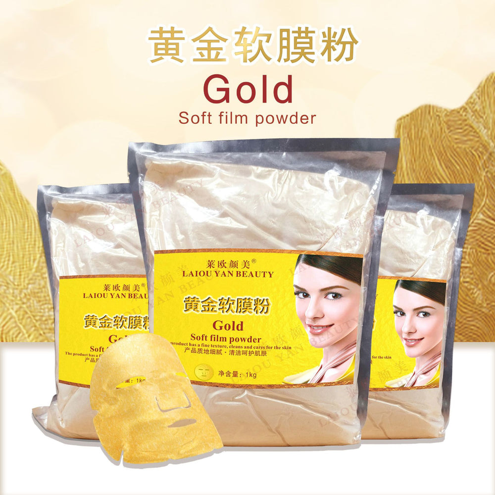 dedicated active gold gold soft mask powder to reduce melanin and acne marks gold mask powder wholesale