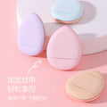 Mini finger air cushion puff - foundation & concealer applicator - wet & dry use - portable detailing - thumb tip small puff - mini slipper