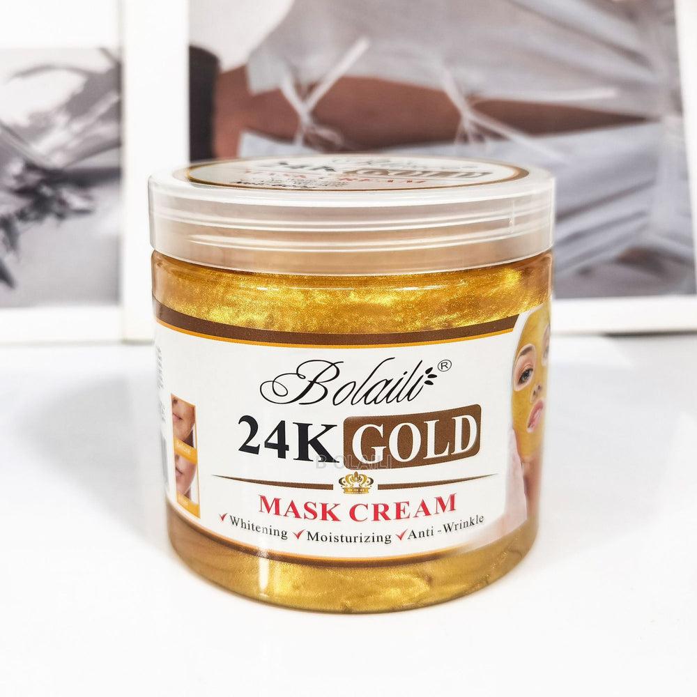 24k gold gel mask cream - hydrating, moisturizing, repairing, overnight mask - export cream 600g