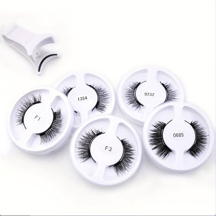 magnetic false eyelashes european and american magnetic eyelash set magneticeyelash qingdao factory smoky makeup