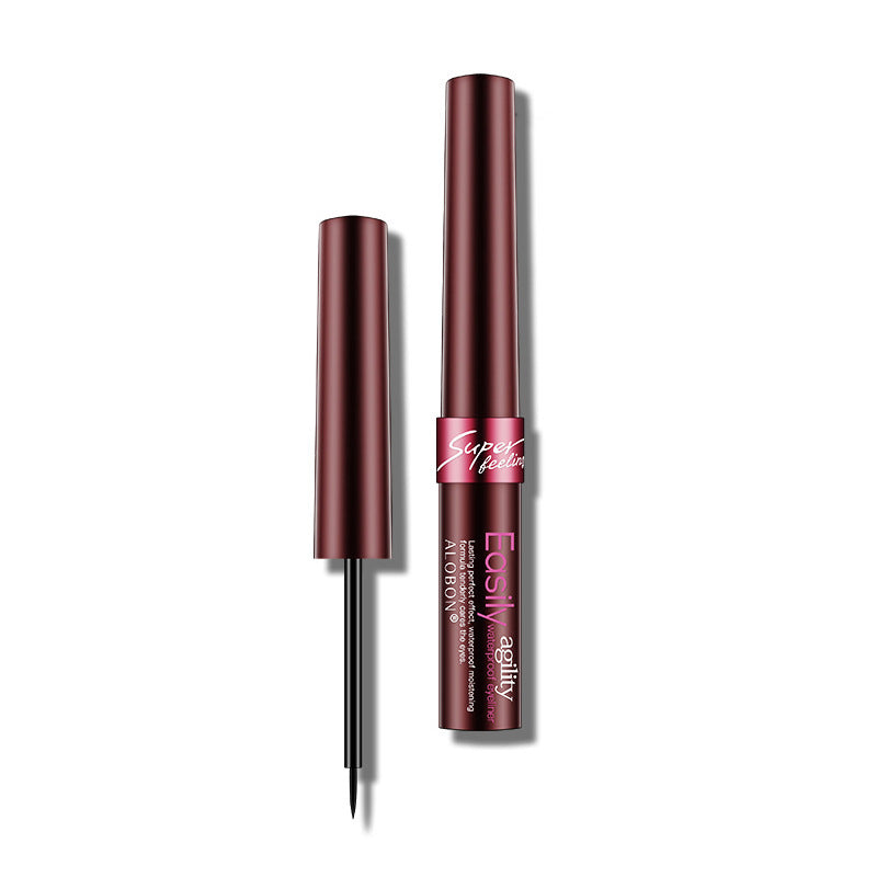Alobon long-lasting waterproof smooth eyeliner for women - ultra-fine tip, soft brush, quick-drying, smudge-proof