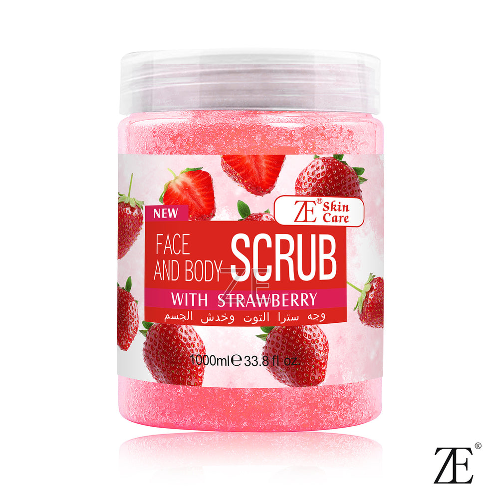 1kg scrub wet salt coffee turmeric strawberry body bubble bath salt rub mud treasure to remove black and exfoliate scr