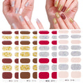 Zhengxiang personalized gel manicure stickers onion powder jumping color nail polish film korean uv photo lamp hardening semi-cured nail stickers