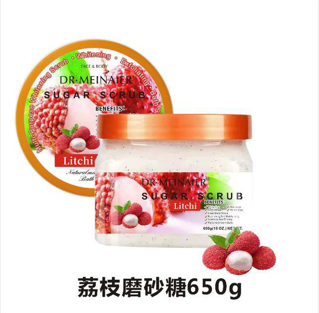 ice cream arbutin sugar scrub to remove black and exfoliate chicken skin bath salt bath salt coffee scrub 650g