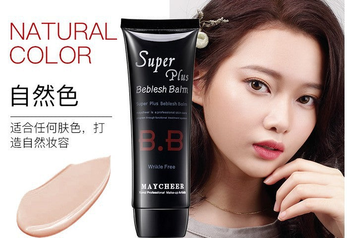 Maycheer triple action bb cream 60ml - hydrating, moisturizing, and concealing for a flawless nude look