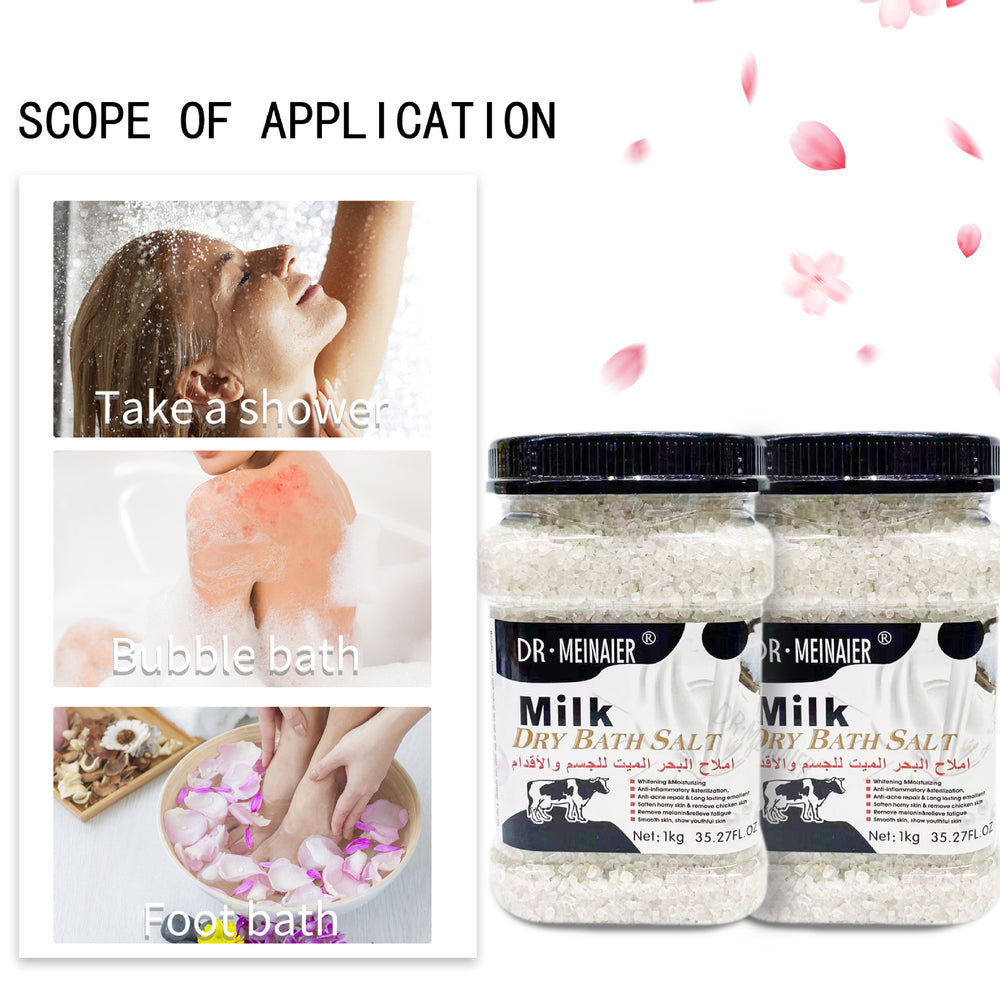 exclusive crystal salt bath salt foot bath salt to remove dead skin, exfoliate and remove chicken skin, foot bath salt 1kg