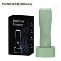 Electric men's private parts shaver, full body washable pubic hair trimmer, temu body hair shaver
