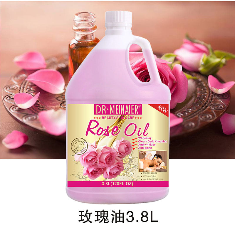 3.8l large bucket massage oil floral fruity brightening facial & body moisturizing olive oil lavender essential oil spa oil