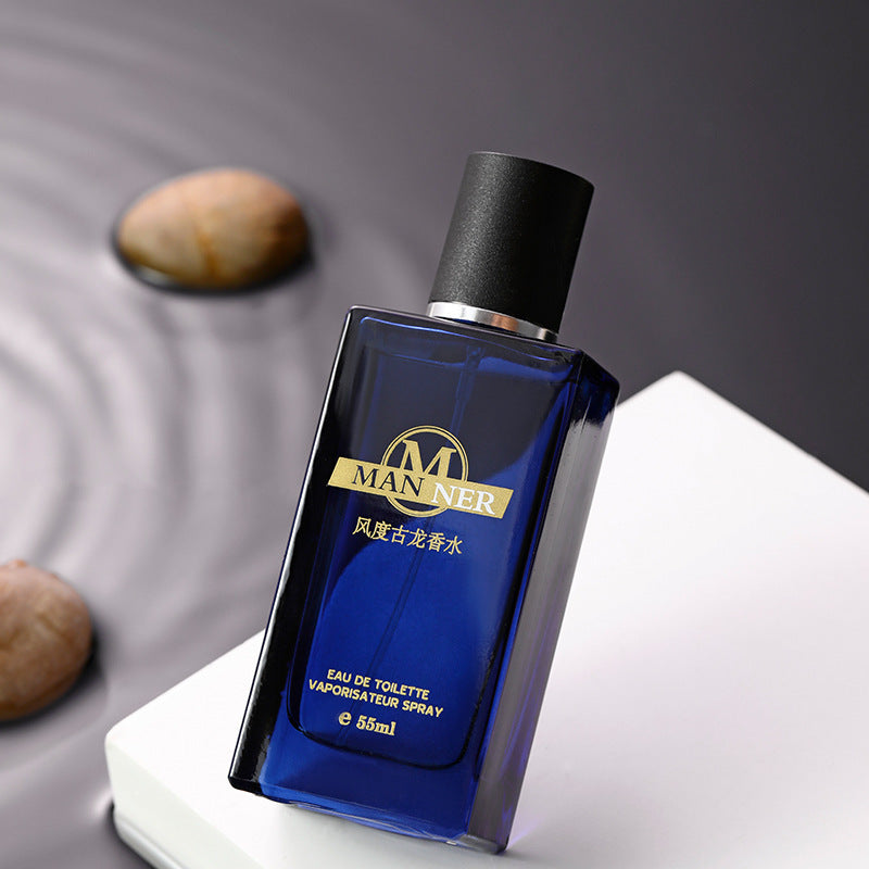 Live broadcast hot style elegant cologne men's perfume long-lasting light fragrance fresh and elegant woody tone manufacturer wholesale 55ml