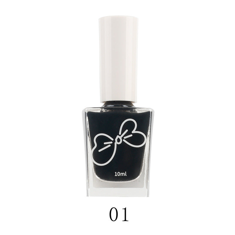 Fall and winter new color nail polish whitening oily non-peelable long-lasting nude black white nail polish wholesale