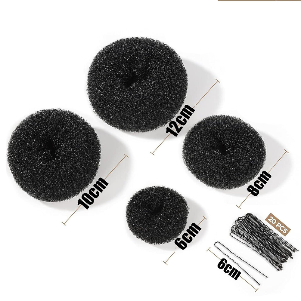 New cross-border hot-selling donut hair curler, hair accessories set, japanese and korean hair accessories, bridal braiding set, korean style