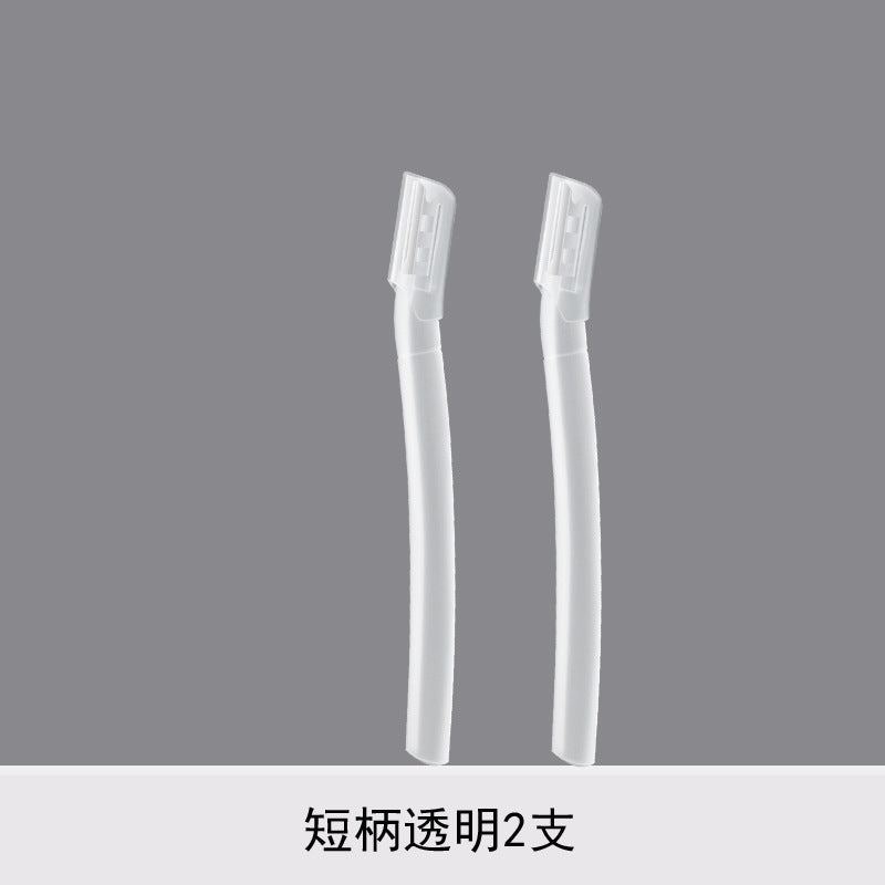 New product: micro-safe eyebrow razor - straight handle, transparent brow shaper. perfect for beginners and makeup artists. anti-scratch eyebrow blade