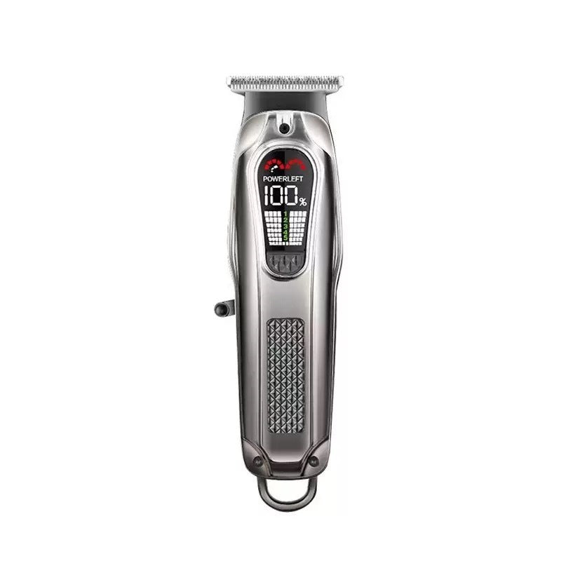 popular hairdressing set electric clipper digital display type-c rechargeable electric clipper engraving hairdressing scissors for home use