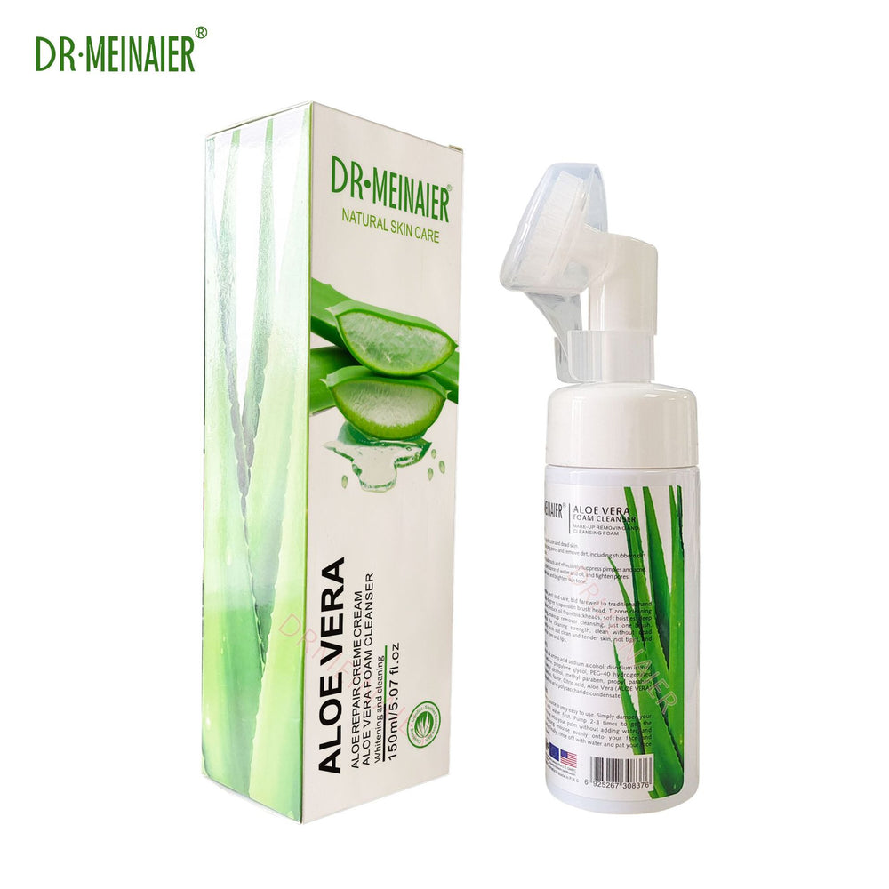 aloe vera mousse facial cleanser 450ml foaming cleanser gentle deep cleansing hydrating moisturizing cleansing batch