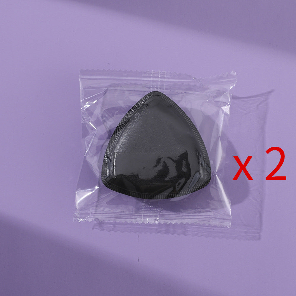 Black pineapple powder puff air cushion marshmallow soft not easy to eat powder black sponge wet and dry dual-use white pineapple powder bottom puff