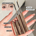 Novo floating fiber eyelash primer - lengthening, curling, waterproof, smudge-proof, defined separation, steel tube mascara