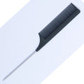 in stock steel needle comb pointed tail comb high temperature resistant highlighting hair distribution long tail comb hair cutting sectioning comb hairdressing styling comb