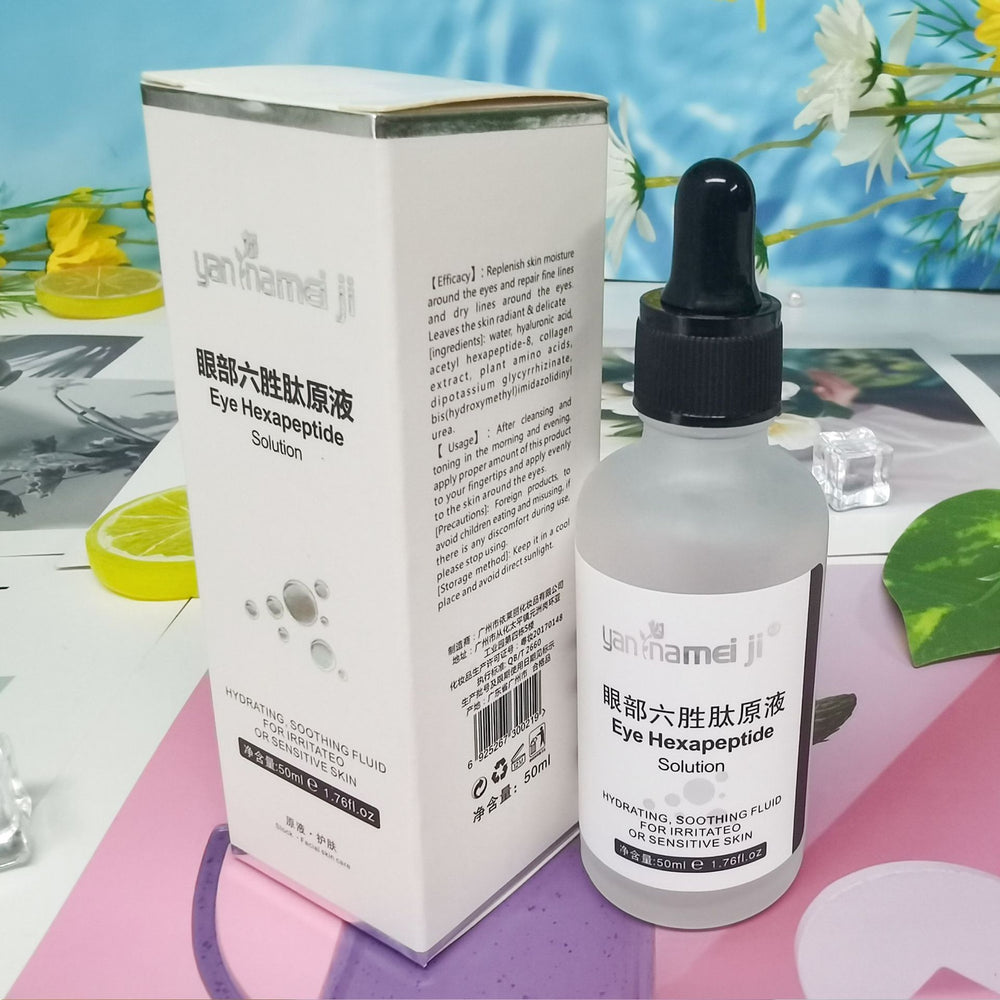 exclusive eye six-peptide essence to reduce fine lines, tighten skin, moisturize and replenish moisture, export wholesale