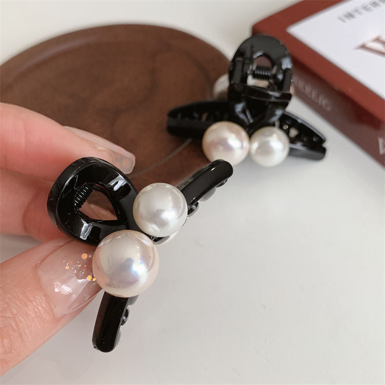 Casual pearl princess head clip small bangs clip broken hair clip hair accessories small clip back head hair clip hair clip for women