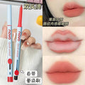 Novo smart 3d dual-ended lip liner with brush - 2-in-1 lip contouring, long-lasting, high-pigment matte lipstick pen