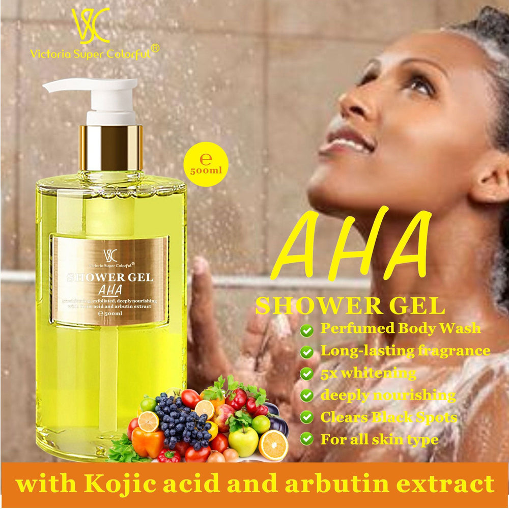 foreign trade aha fruit acid skin care series original liquid bath salt scrub sugar body lotion aha essence wholesale