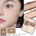 Makeup xixi depicts four-color contouring powder palette, stereo brightening shadow, high-gloss contouring all-in-one comprehensive palette