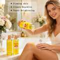 exclusive glutathione & vc 7-day double whole body whitening, nourishing and moisturizing massage essence oil 250ml