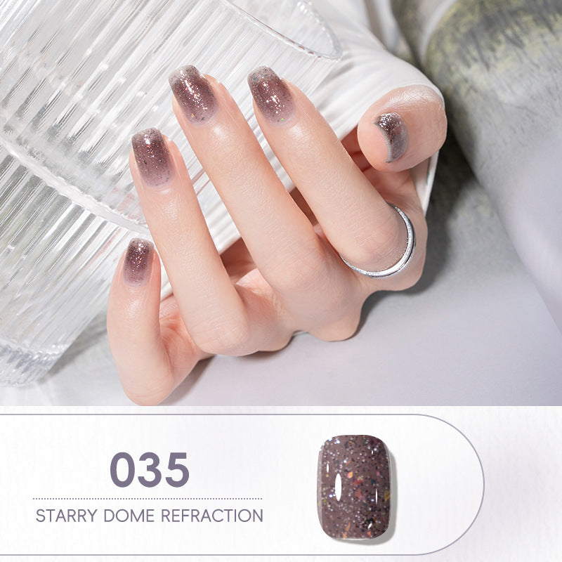 Kudan pure english cross-border special water-based nail polish no baking long-lasting quick-drying peelable 10ml polish