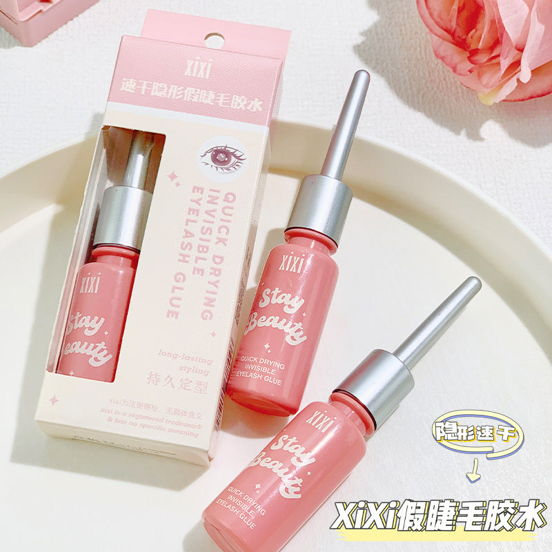 Xixi transparent quick-drying invisible fake eyelashes glue long-lasting hair-styling non-irritating super sticky double eyelid glue hair-styling cream