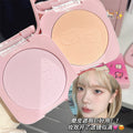 Jiujiu diary shell cat powder cake soft focus oil control concealer touch up makeup setting waterproof anti-sweat non-removing makeup foundation