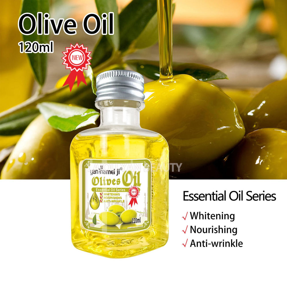 body oil for body and face, luminous moisturizing essential oil, coconut and olive skin care 120ml