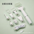 7-in-1 multifunctional women's grooming kit: electric epilator for intimate area hair removal, eyebrow trimmer, nose hair trimmer - portable
