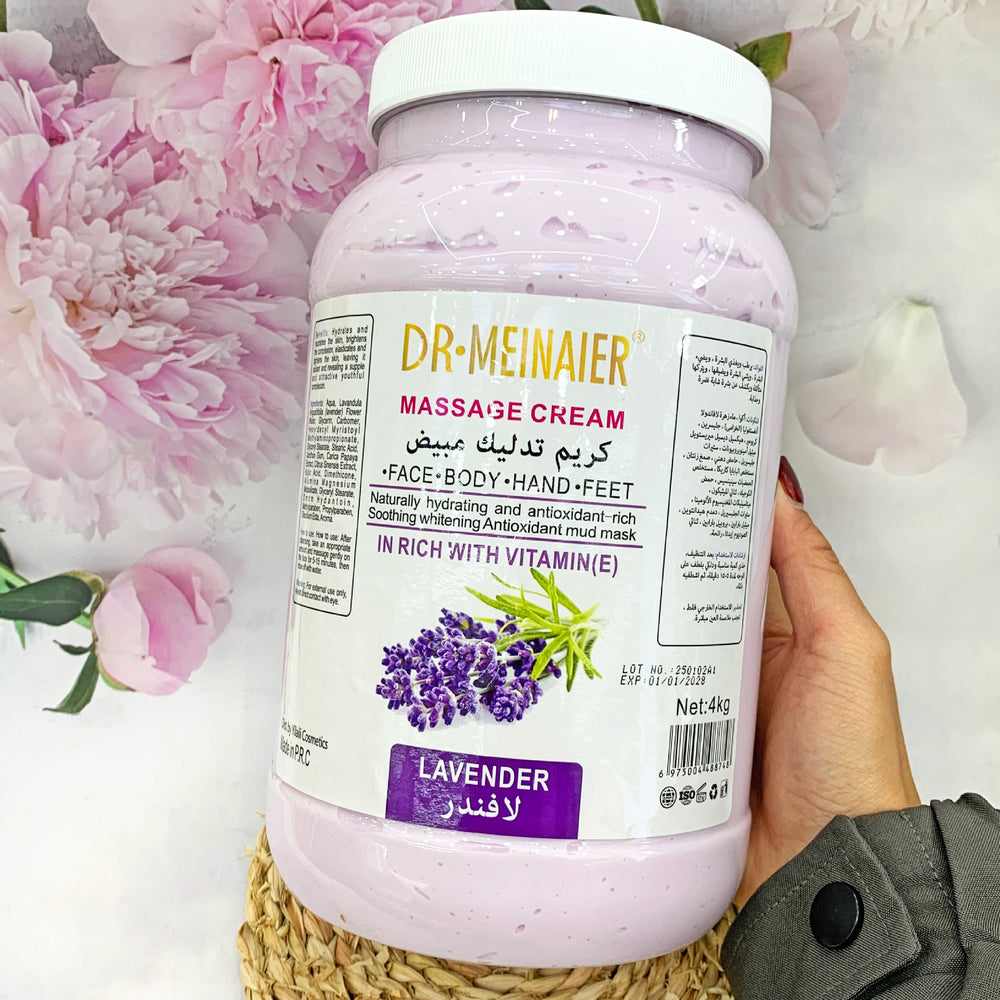 lavender mask cream 4kg clear skin mud mask cleansing and exfoliating export wholesale