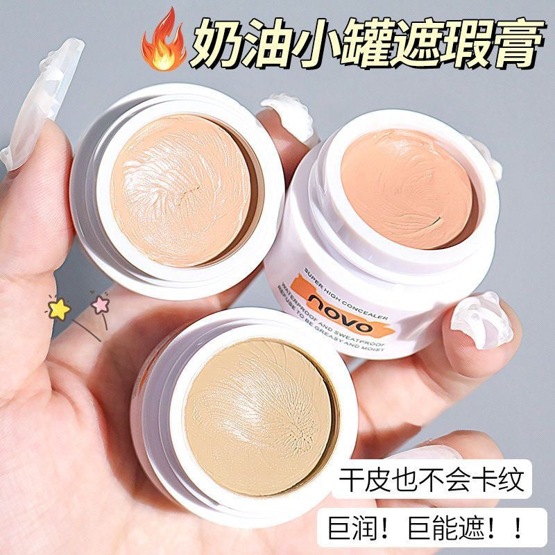 Novo hd clear concealer - ultra coverage for blemishes, dark spots, acne scars, dark circles, and tattoos - foundation cream