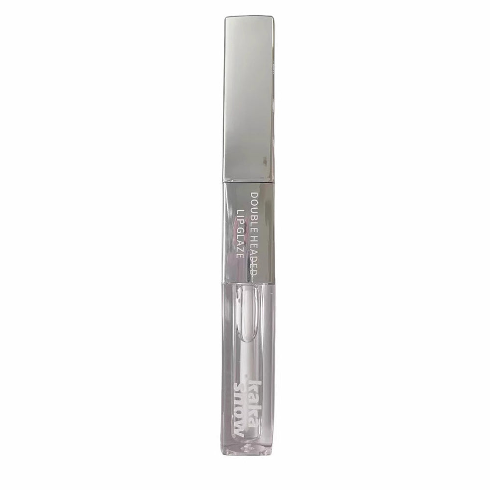 Kakashow double-effect double-ended lip glaze raincoat combination for women matte matte water-glossy mirror non-stick cup not easy to fade
