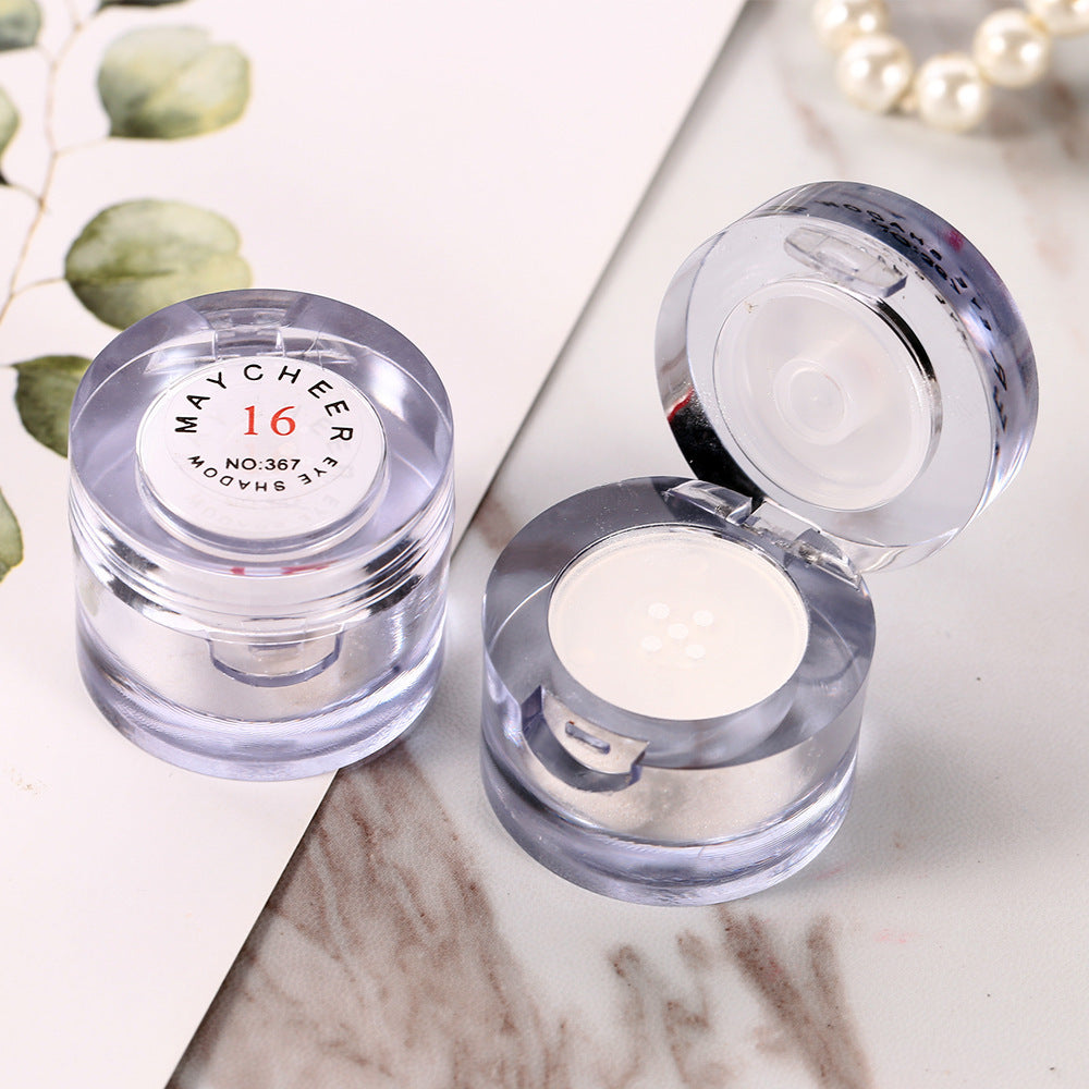Maycheer brilliant pearlescent white highlight powder beauty eye head horizontal silkworm brightening eyeshadow powder