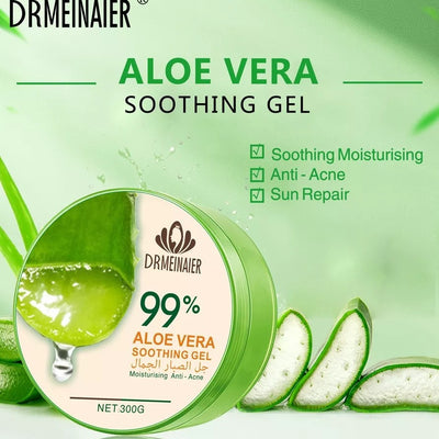 aloe vera gel moisturizing gel aloe skin care gel sleeping cream moisturizing lotion 300g factory wholesale