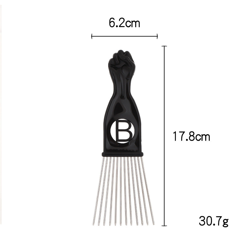 Hairdressing comb cross-border various combs barber shop special comb pointed tail dual-purpose oil head comb can be printed with logo and fixed color
