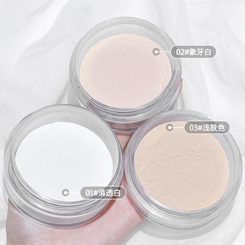 Makeup hojo angel light setting powder loose powder oil control long-lasting setting waterproof light and delicate large capacity honey powder