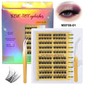Glue-free false eyelashes fashion cross-border segmented formaldehyde-free diy curling and thickening suitcluster lashes