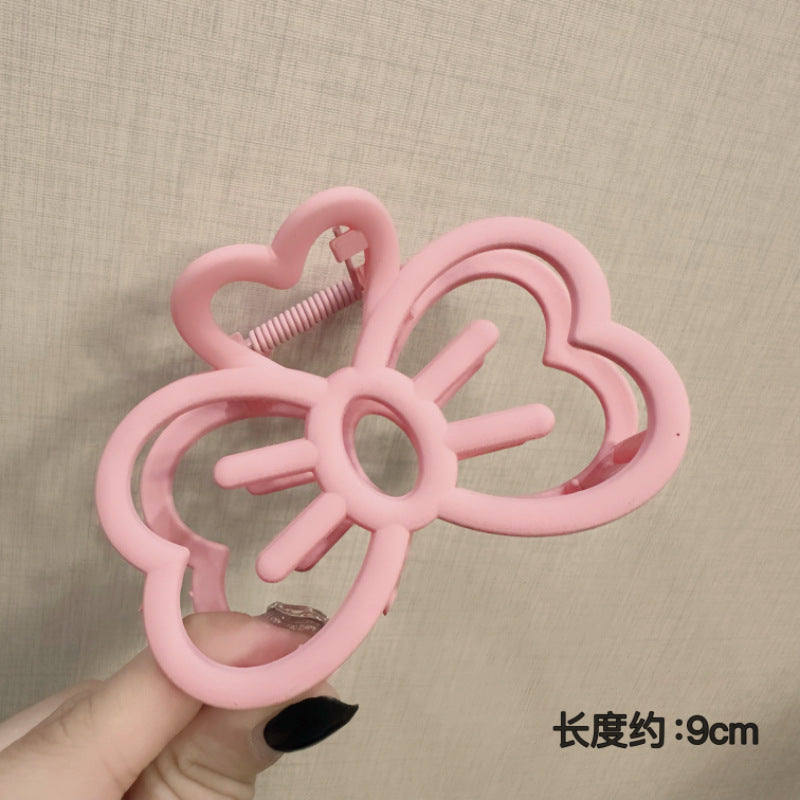 Korean autumn/winter premium hair clips - exquisite claw clips for updos, large size shark clips for thick hair, women's hair accessories